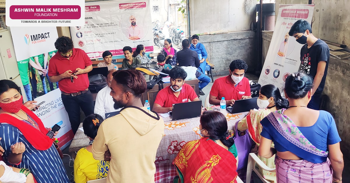 A drive conducted at Nehru Nagar, Kurla by AMM Foundation, in association with Rashmi Indulkar.