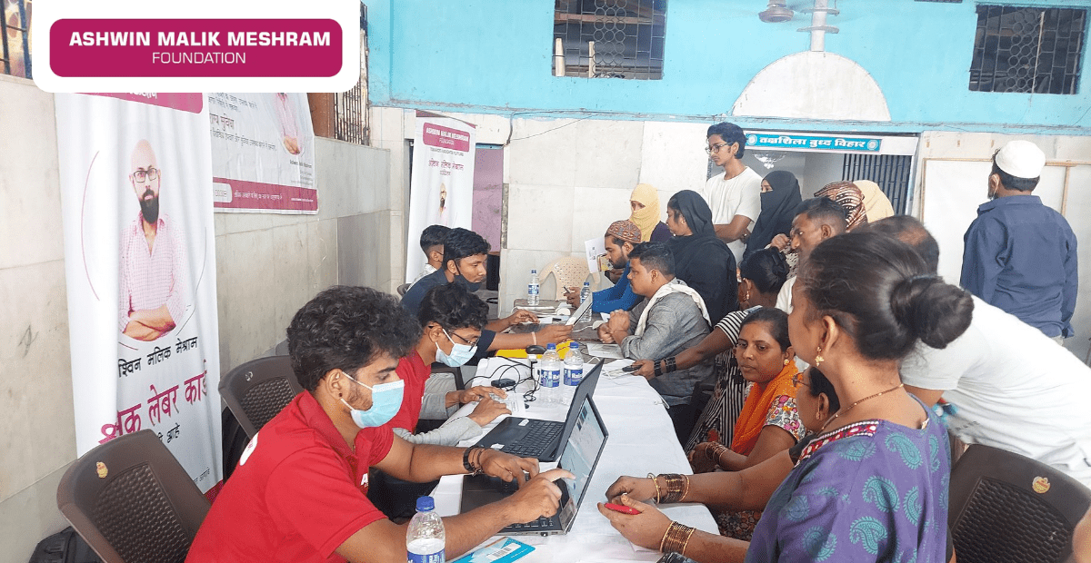 A drive conducted at Takshashila Nagar, Kurla by AMM Foundation, in association with Shrikant Bhise