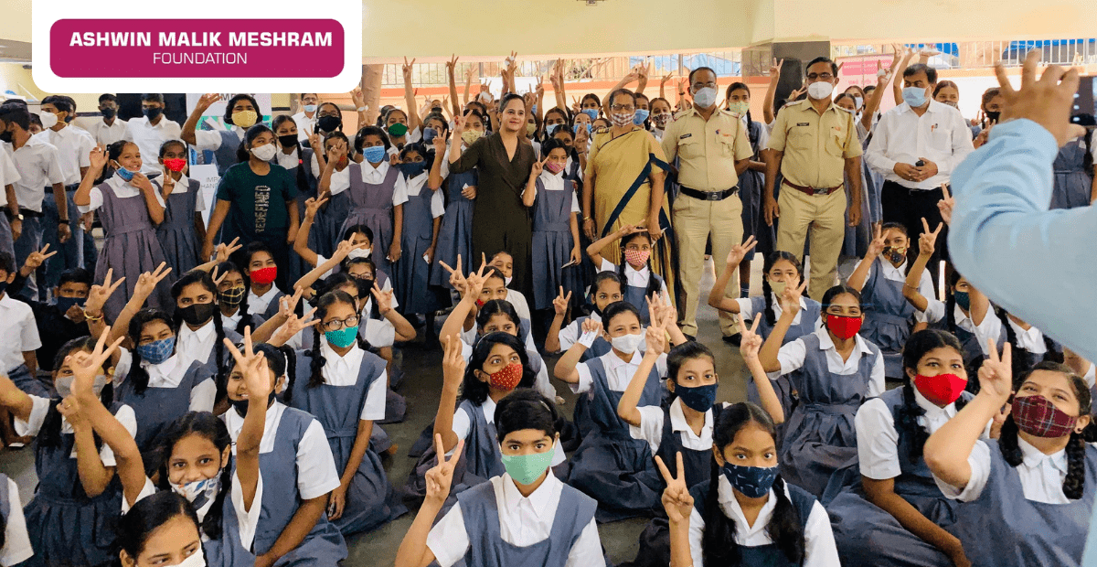 Partnered with Mumbai Police Nirbhaya Squad, Nehru Nagar and conducted a Self Defence Training Program for girls at Swami Vivekananda High School, Thakkar Bappa, Chembur. 