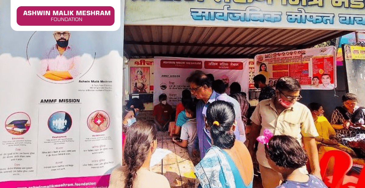 AMM Foundation conducted an E-Shram Drive at Kaamgar Nagar,Kurla.