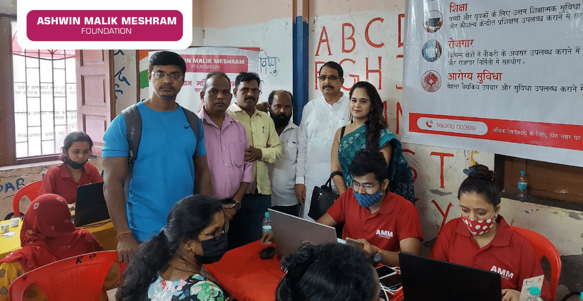 More than 350 beneficiaries were registered in the Eshram Yojana camp conducted by AMM Foundation in association with MLA Ashok Bhau Jadhav at Vile Parle.