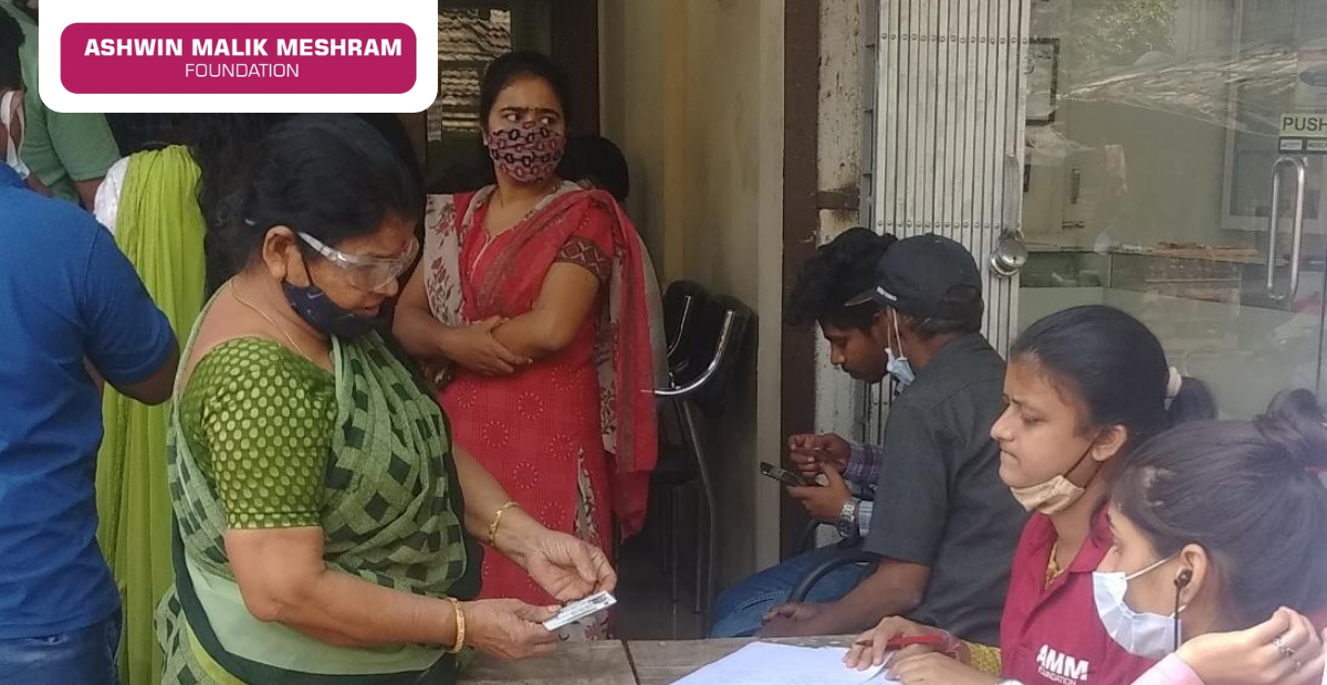 AMM Foundation conducted an E-shram registration drive in association with Kaptan Malik at V. N. Purav Marg, Chunabhatti.