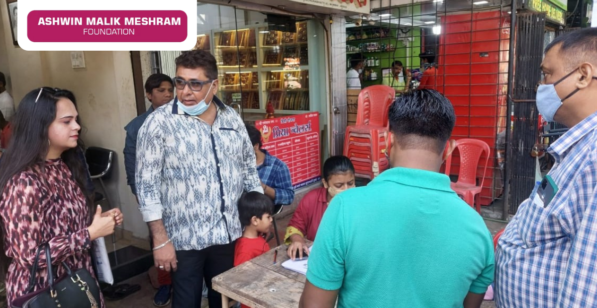 AMM Foundation conducted an E-shram registration drive in association with Kaptan Malik at V. N. Purav Marg, Chunabhatti.