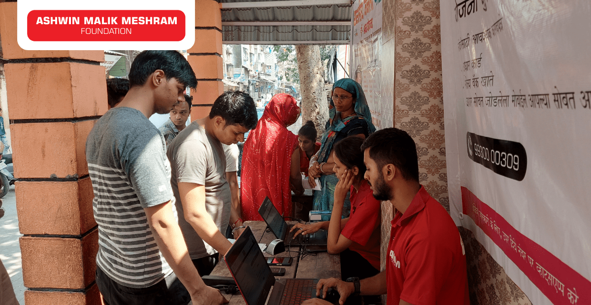More Than 150 Beneficiaries Registered in the E-Shram Yojna Camp Conducted By AMM Foundation.