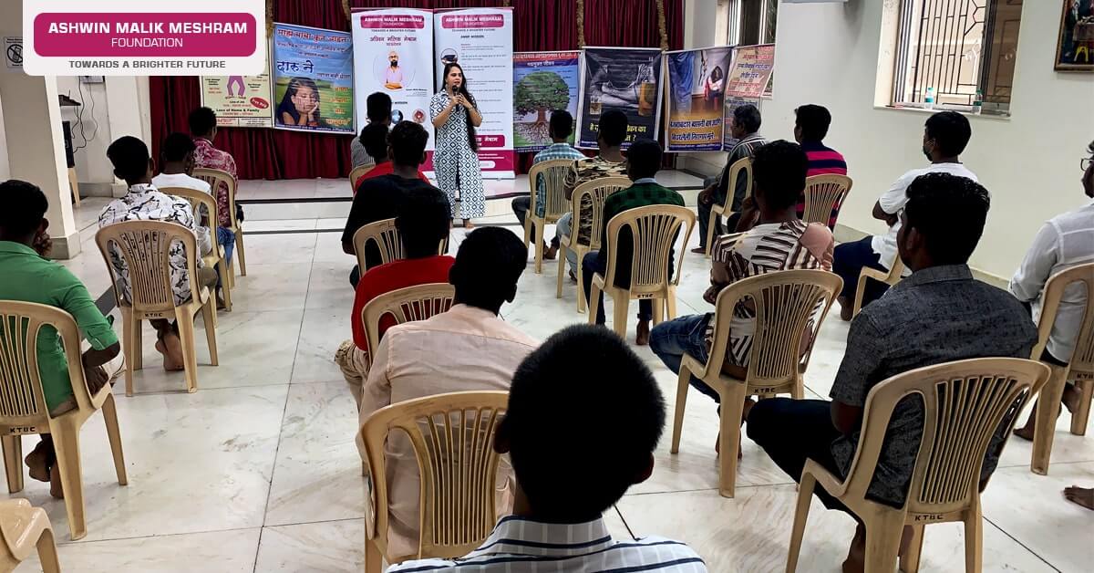 Ashwin Malik Meshram Foundation, Alcohol DeAddiction Session