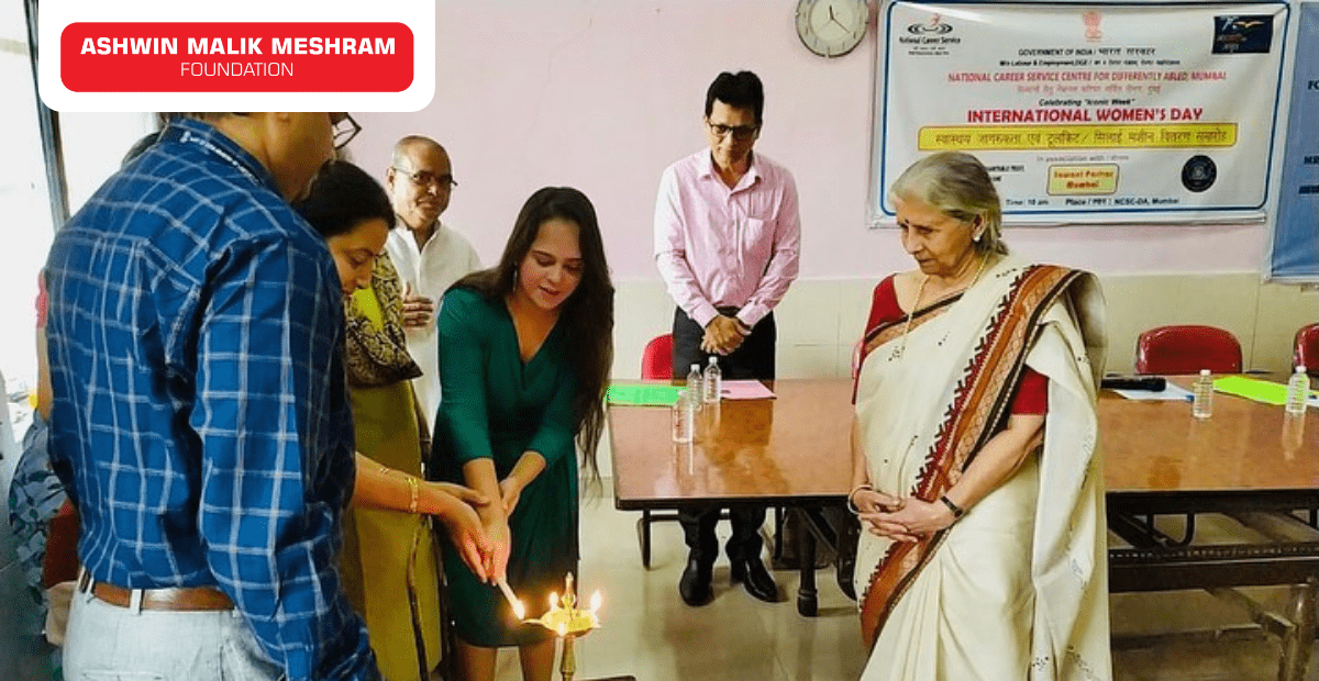 AMM Foundation’s Director, Sufia Khan was invited as a Chief Guest by National Career Service Centre for Differently Abled, Mumbai to celebrate International Women’ Day.