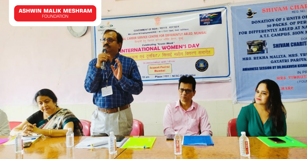 AMM Foundation’s Director, Sufia Khan was invited as a Chief Guest by National Career Service Centre for Differently Abled, Mumbai to celebrate International Women’ Day.