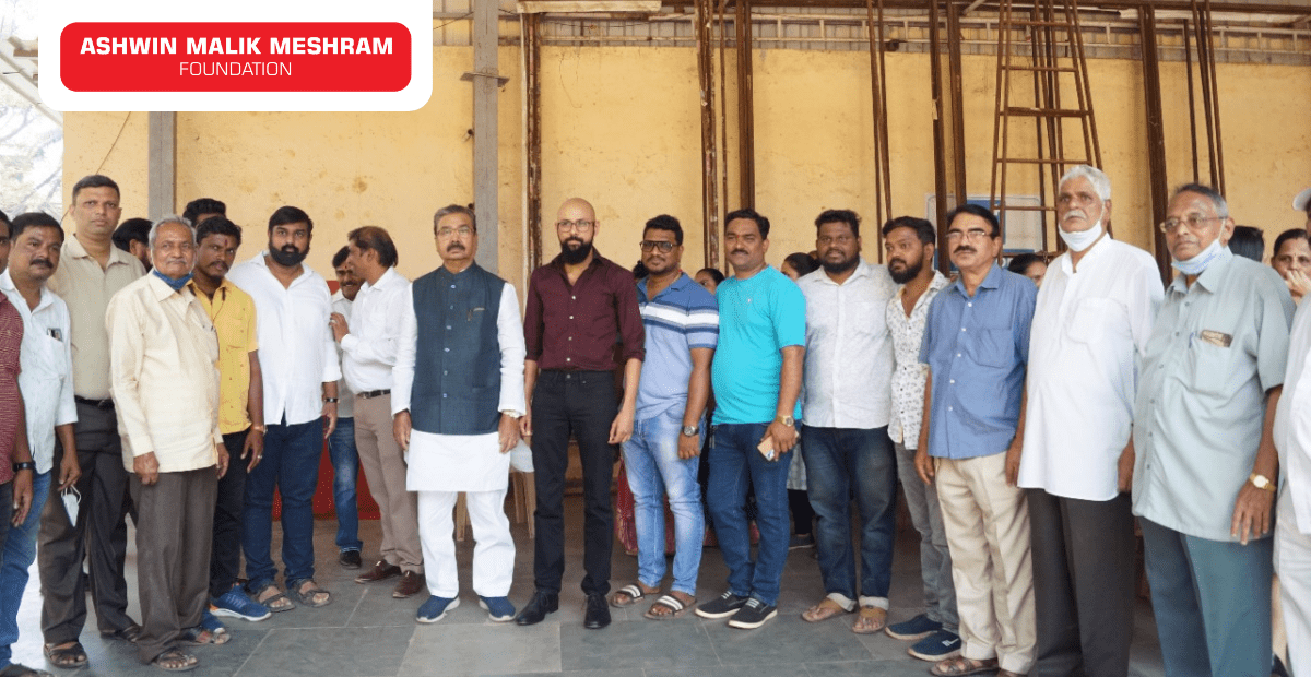AMM Foundation in association with a Member of Parliament Gajanan Kirtikar Conducted a Ayushman Bharat Health Card Camp at Gokuldham, Goregaon (East) for more than 300+ beneficiaries.