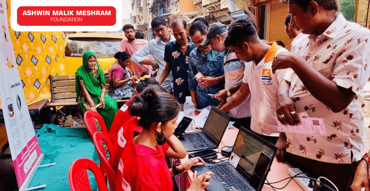 AMM Foundation in association with Shivsena Shakha Kramank 151 organised a Ayushman Bharat Health Card Camp at Thakkar Bappa Colony, Chembur.