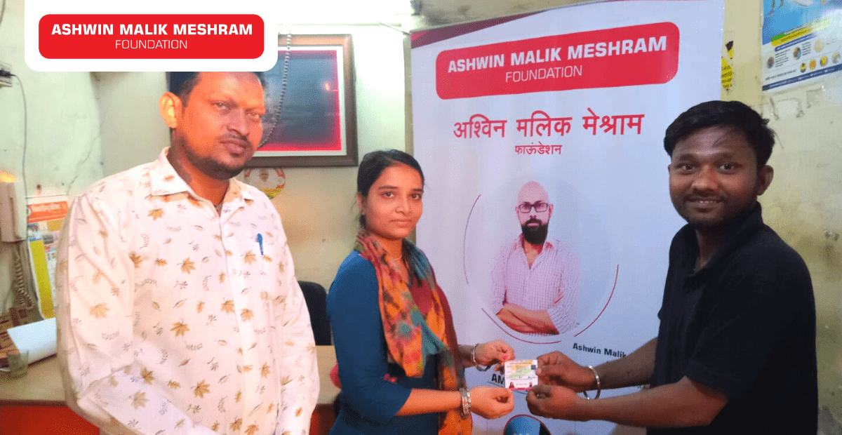 E-Shram Card Distribution Camp Conducted by AMM Foundation at Thakkar Bappa, Chembur.