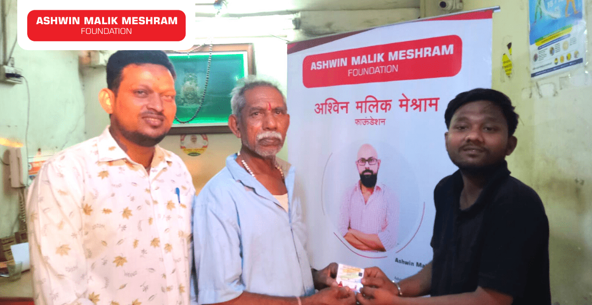 E-Shram Card Distribution Camp Conducted by AMM Foundation at Thakkar Bappa, Chembur.