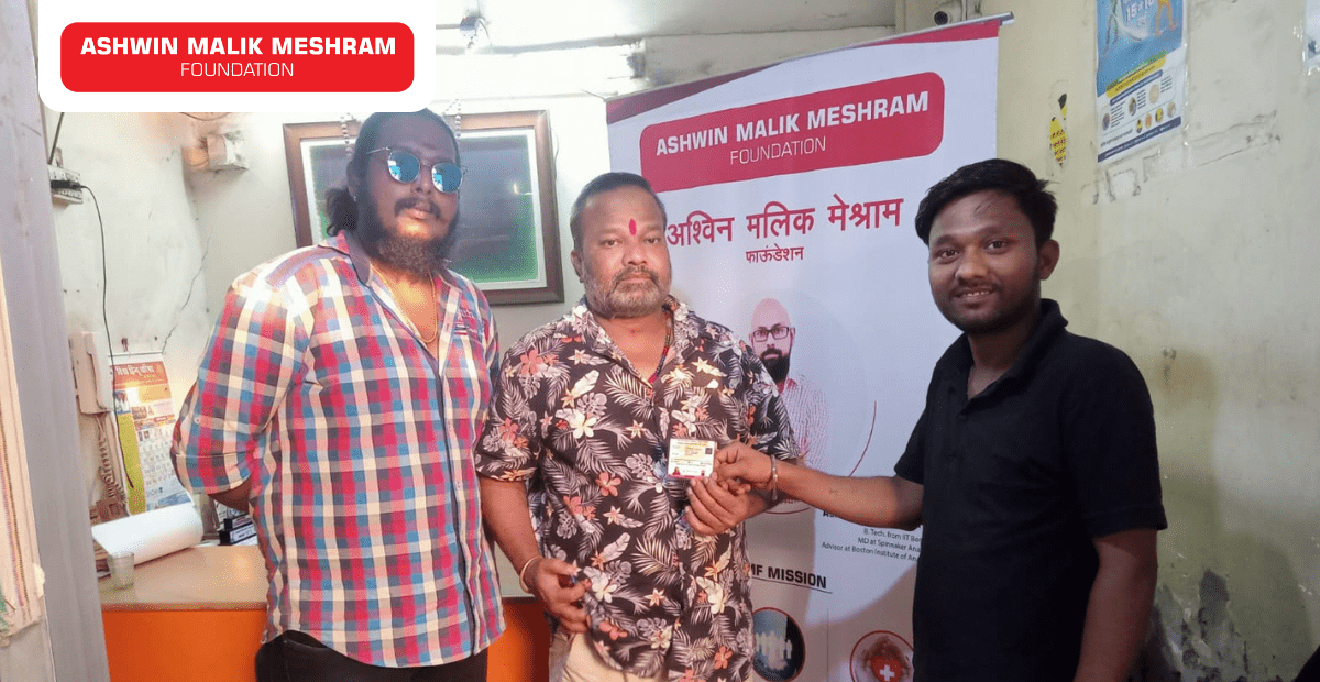 E-Shram Card Distribution Camp Conducted by AMM Foundation at Thakkar Bappa, Chembur.