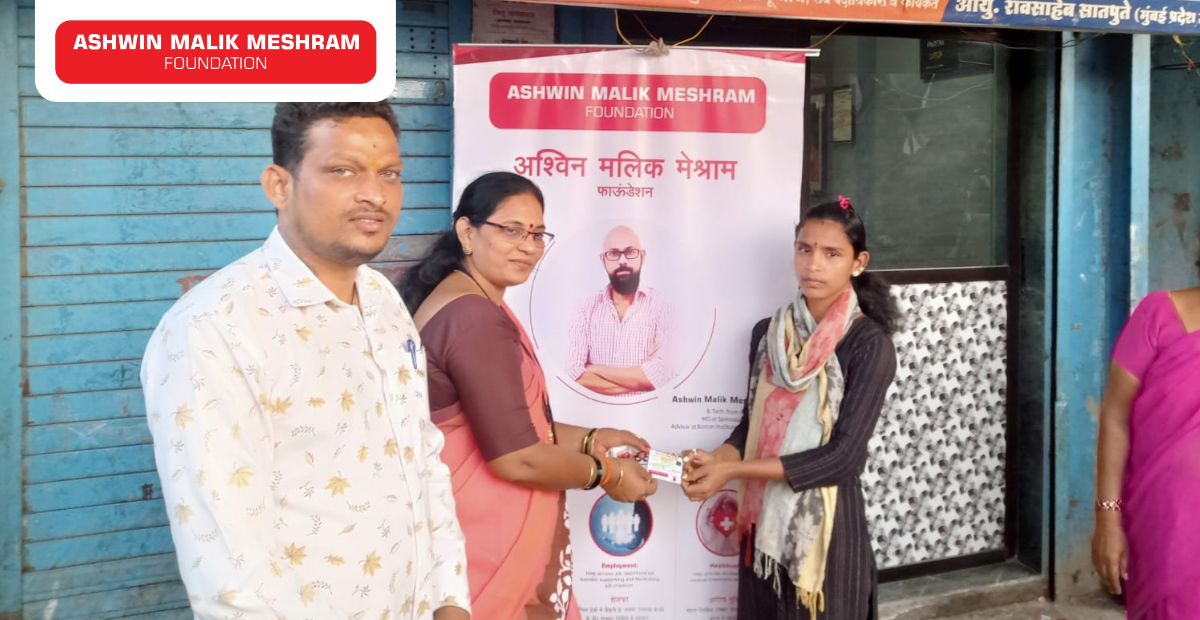 150+ E-Shram cards distributed by AMMF Volunteers at Rahul Nagar No. 1, Chunabhatti.