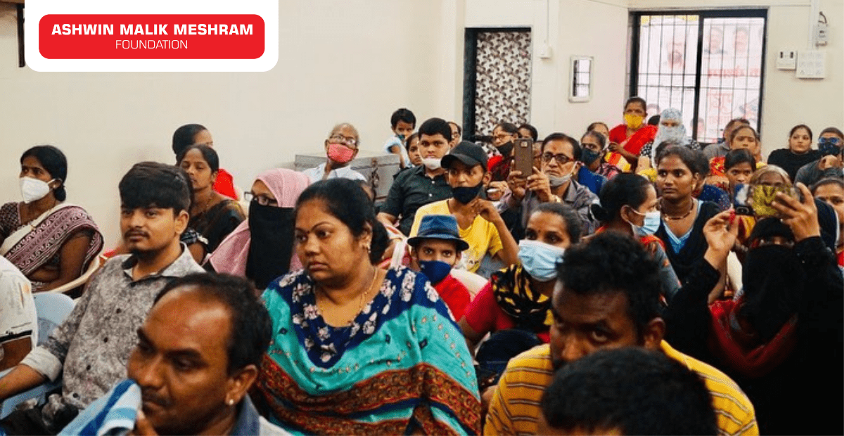 500+ Festival Happiness Kits distributed by AMM Foundation in association with Hemang Jangla for underprivileged People in Chunabhatti.