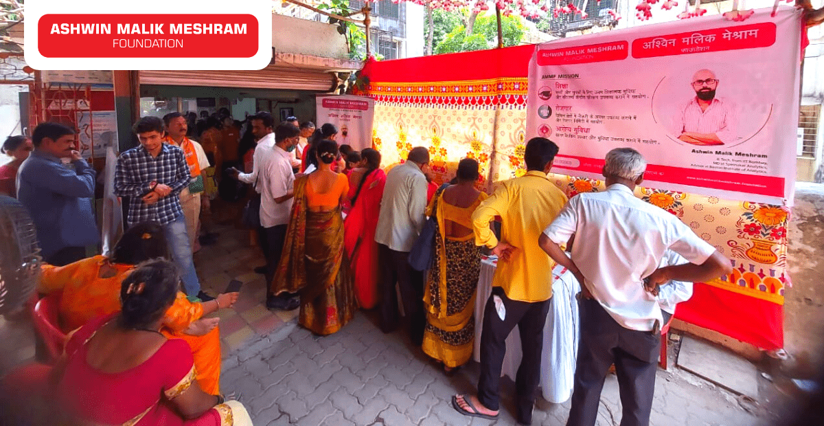 AMM Foundation in association with a MLA Mihir Kotecha and Corporator Samita Kamble Organised an Ayushman Bharat Health Card Camp at Mulund for more than 500+ beneficiaries.