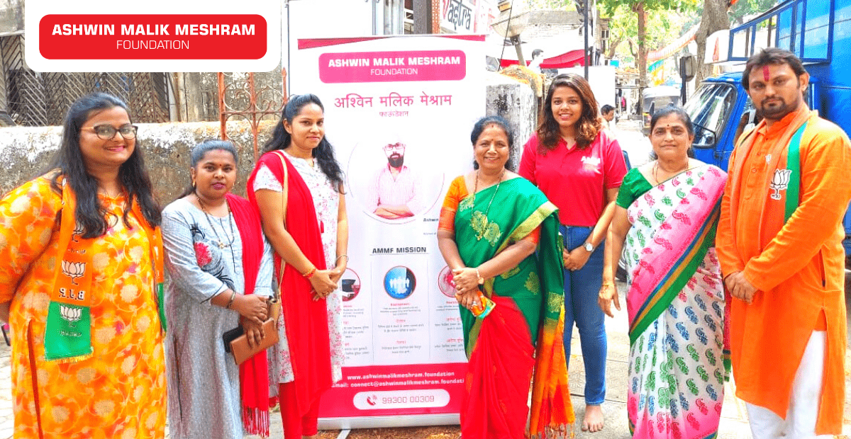 AMM Foundation in association with a MLA Mihir Kotecha and Corporator Samita Kamble Organised an Ayushman Bharat Health Card Camp at Mulund for more than 500+ beneficiaries.