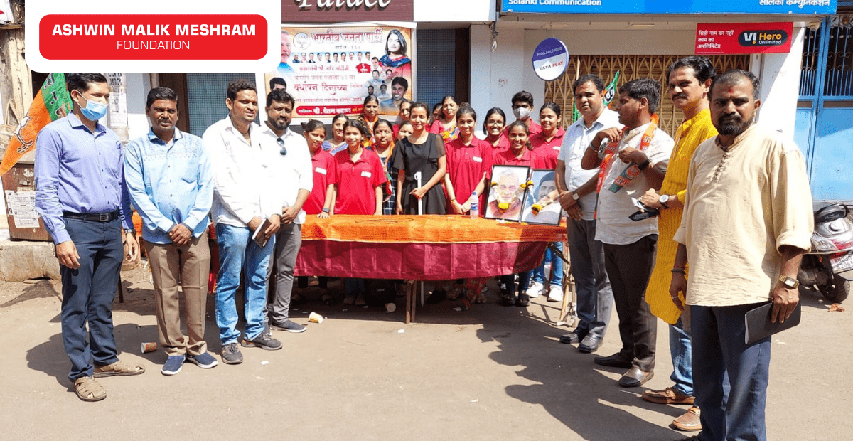 On the occasion of  BJP Seva Saptah, Ashwin Malik Meshram Foundation conducted an Ayushman Bharat Health ID Camp at Takia Ward, Kurla West.