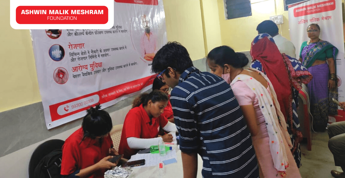 150+ Beneficiaries were registered in the Ayushman Bharat Health Card camp conducted by AMM Foundation in association with Hemang Jangla and Capt. Rakesh Coelho at Jogeshwari