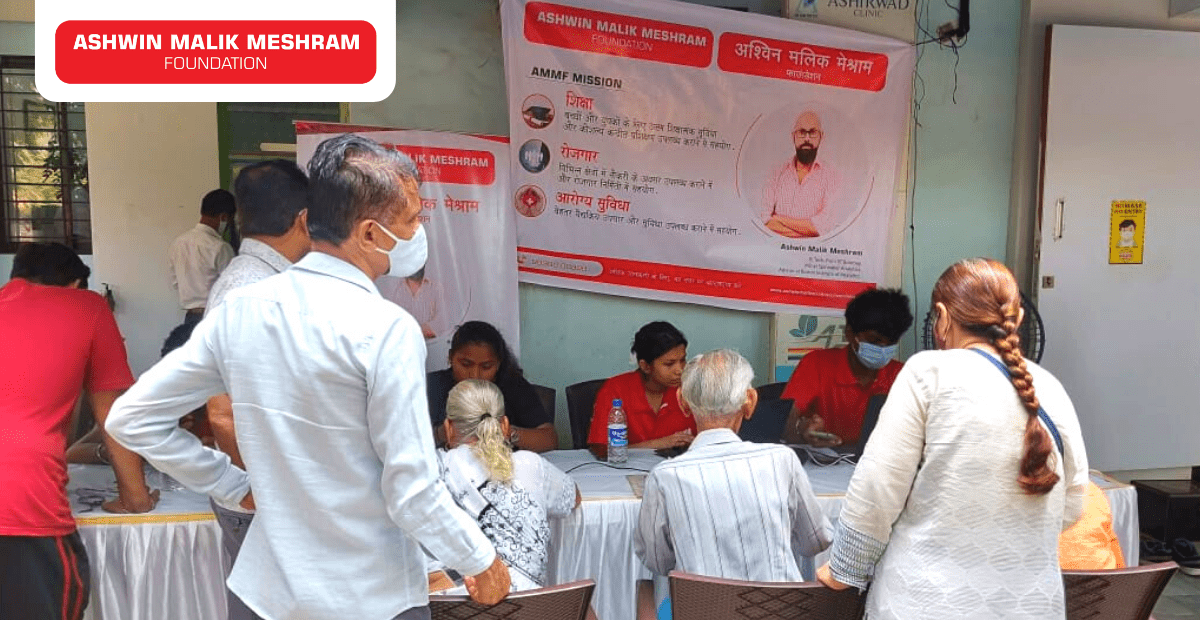 400+ beneficiaries were registered in the Ayushman Bharat Health Card Camp conducted by AMM Foundation at Tilak Nagar, Chembur.