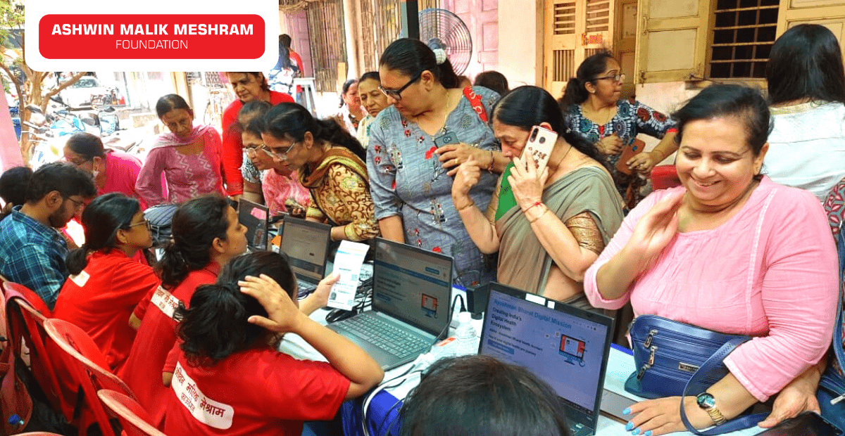 Ayushman Bharat Yojana (PMJAY) Health Card Camp Conducted by AMM Foundation at Mulund (West)