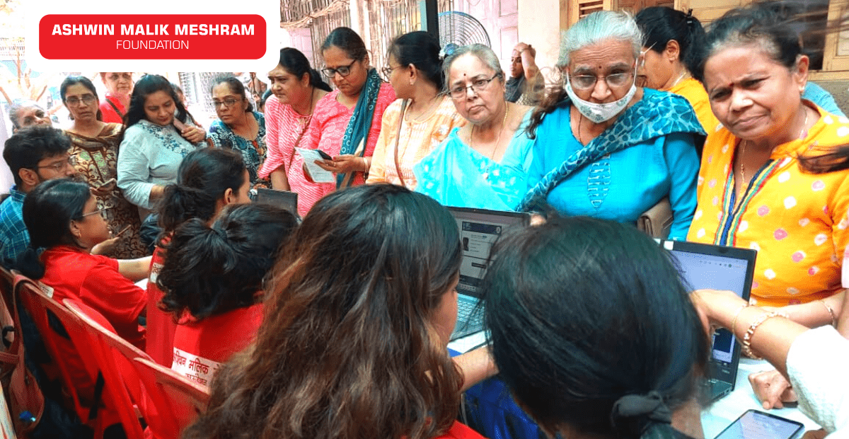 Ayushman Bharat Yojana (PMJAY) Health Card Camp Conducted by AMM Foundation at Mulund (West)