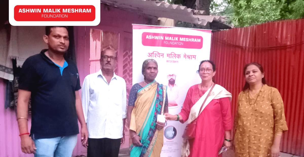 Ayushman Bharat Health Cards were distributed to the beneficiaries through AMMF Volunteers at Agri Samaj, Nehru Nagar, Kurla.