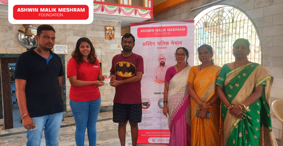 AMMF Volunteers Distributed 150+ E-Shram Cards at Kranti Nagar, Kurla.