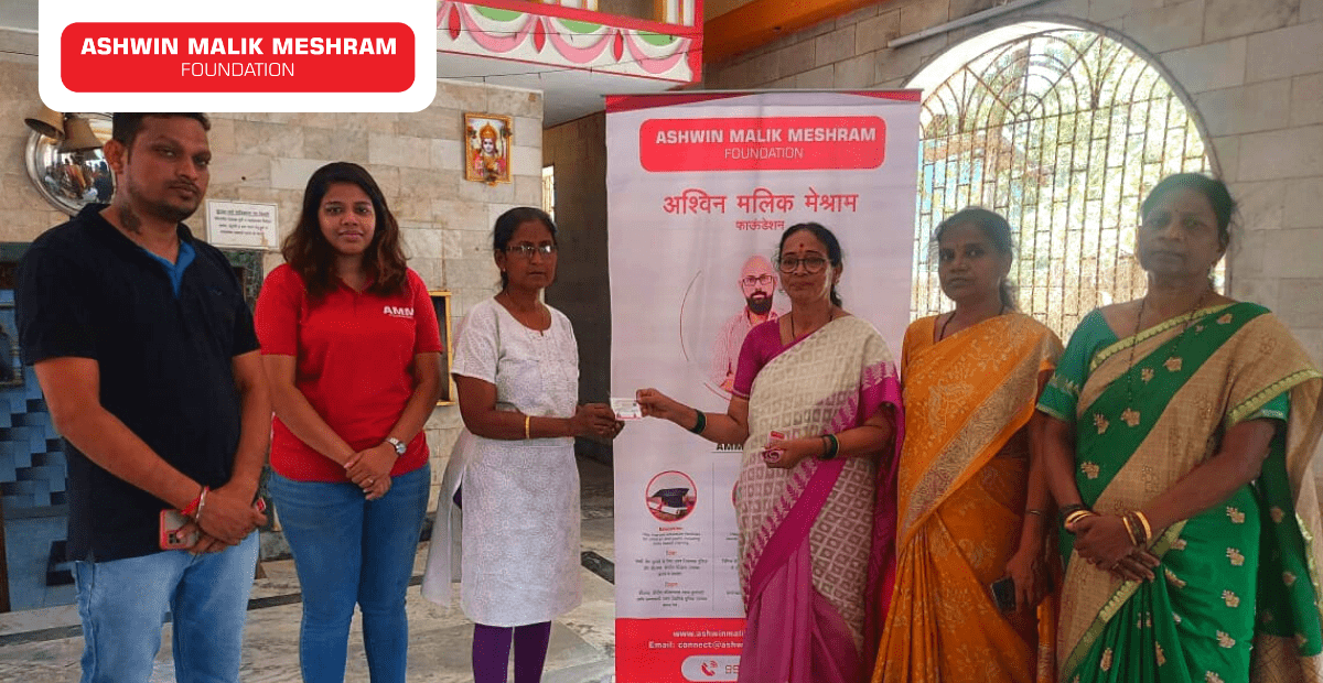 AMMF Volunteers Distributed 150+ E-Shram Cards at Kranti Nagar, Kurla.