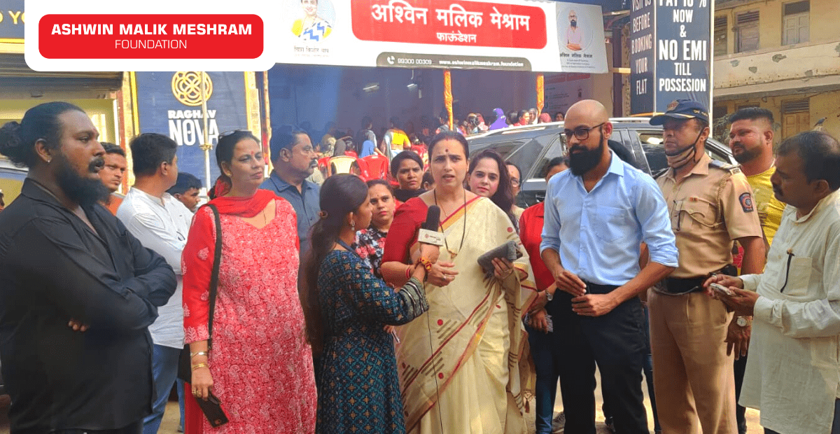 Our Chairman - Mr. Ashwin Malik Meshram applauded by Chitra Wagh for his outstanding work in uplifting women in our society.