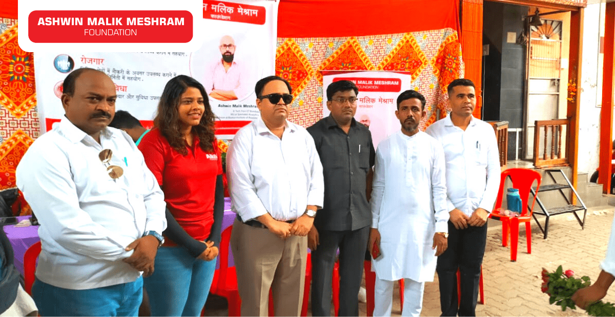 Ayushman Bharat Health Account (ABHA) Camp Organised by Ashwin Malik Meshram Foundation at Vikhroli.