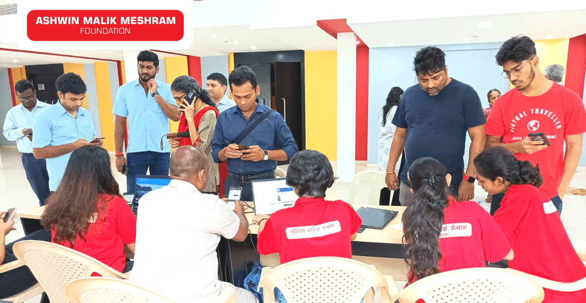 Ashwin Malik Meshram Foundation conducted an Ayushman Bharat Health ID Camp for students, teachers as well as non- teaching staff of IIT Bombay.