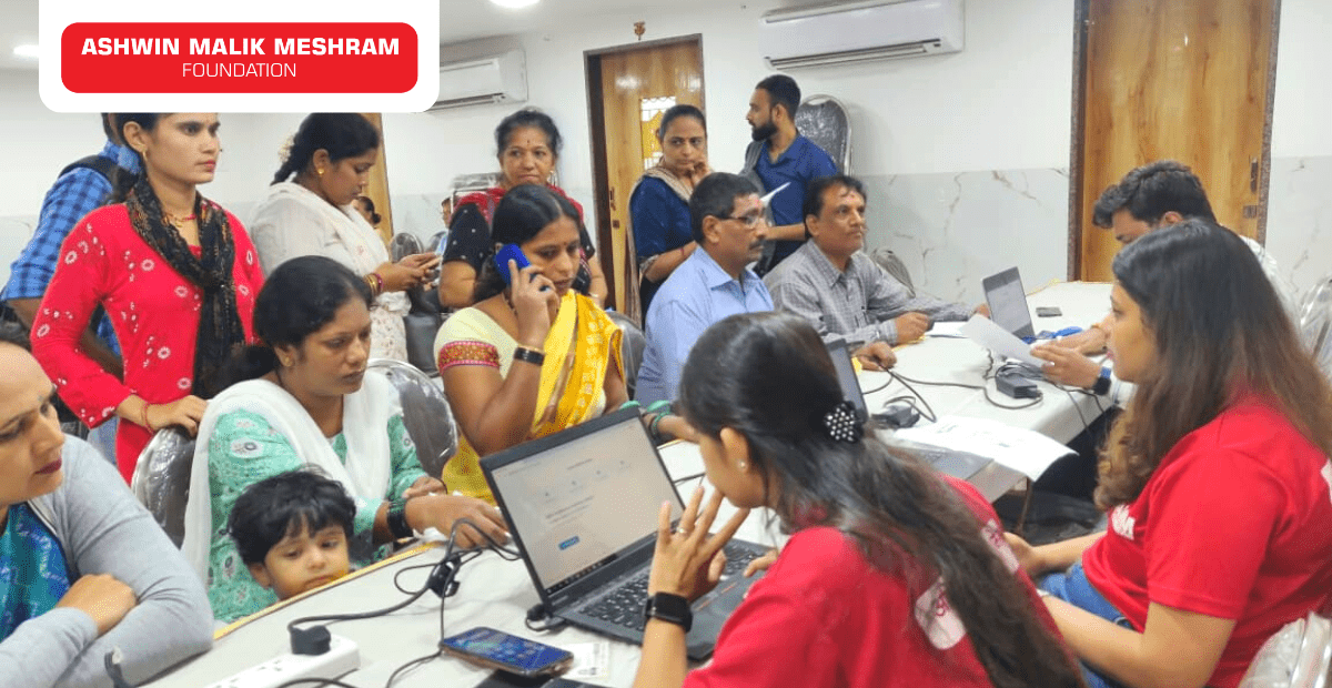 Ashwin Malik Meshram Foundation conducted a Free Health Check-up Camp along with Ayushman Bharat Health Card camp at Mulund.