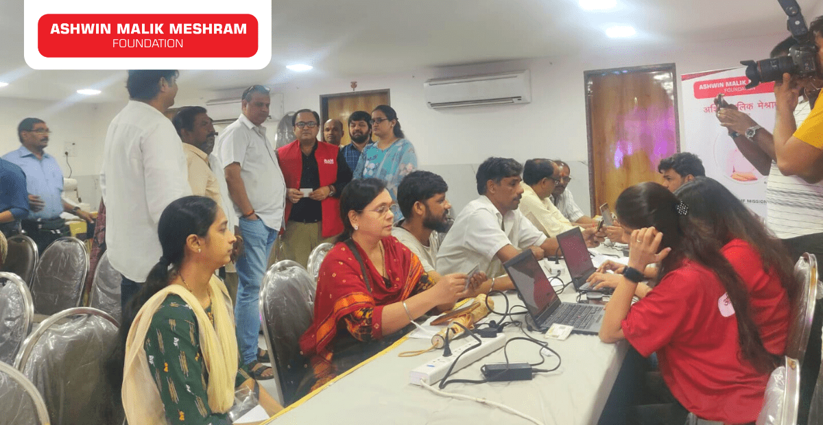 Ashwin Malik Meshram Foundation conducted a Free Health Check-up Camp along with Ayushman Bharat Health Card camp at Mulund.