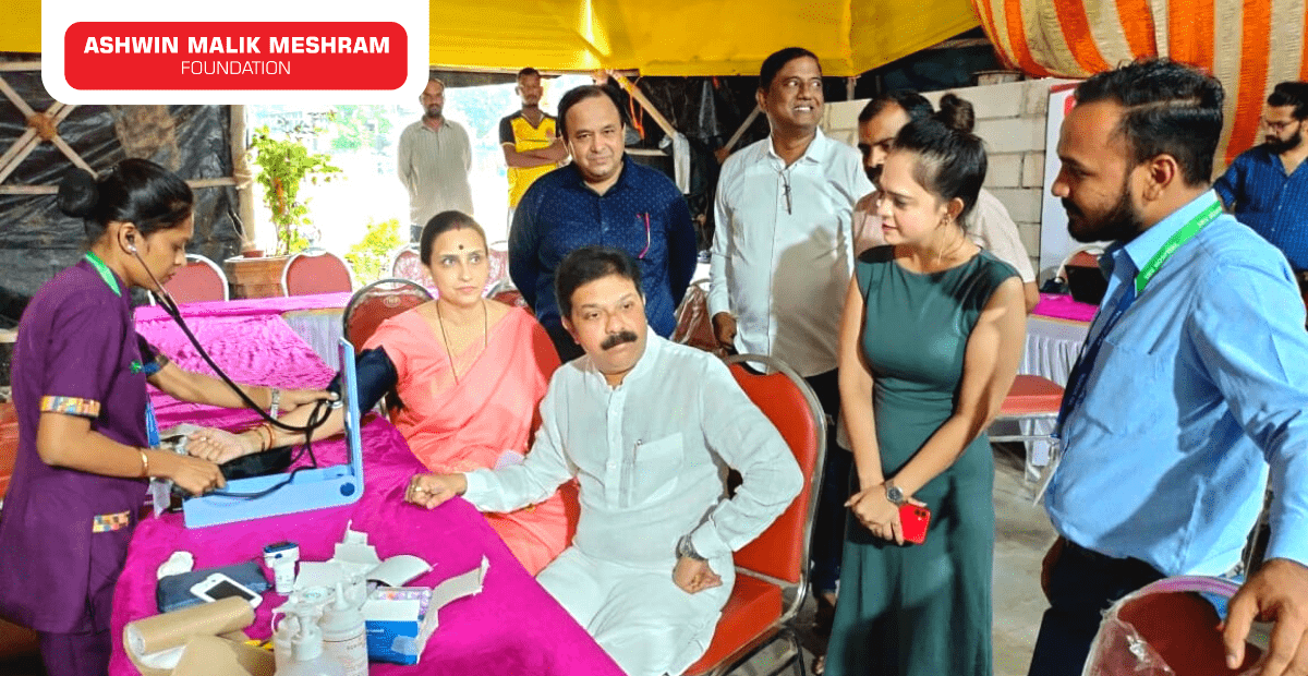 Ashwin Malik Meshram Foundation conducted a Free Health Check-up Camp along with Ayushman Bharat Health Card camp at Parel.
