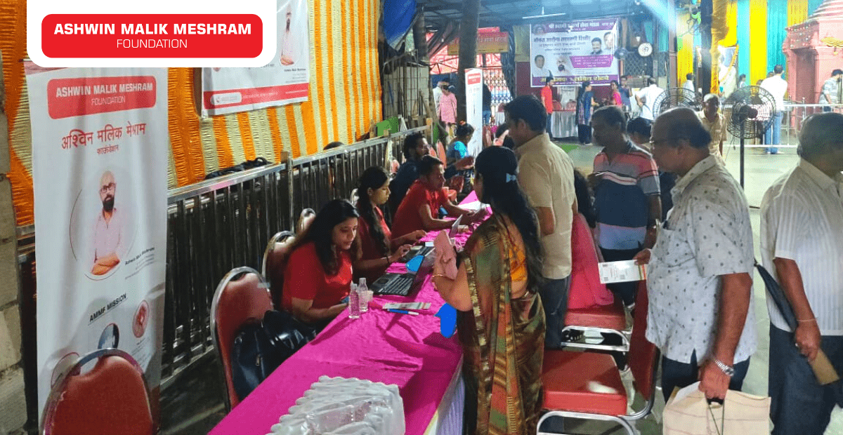Ashwin Malik Meshram Foundation conducted a Free Health Check-up Camp along with Ayushman Bharat Health Card camp at Parel.