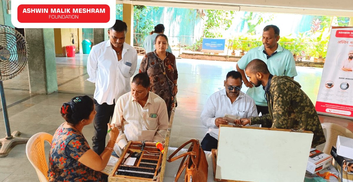 1200+ beneficiaries benefited from Free Medical Check-up Camp along with Ayushman Bharat Health ID Camp organised by Ashwin Malik Meshram Foundation in association with BJP MLA Kalidas Kolambkar.