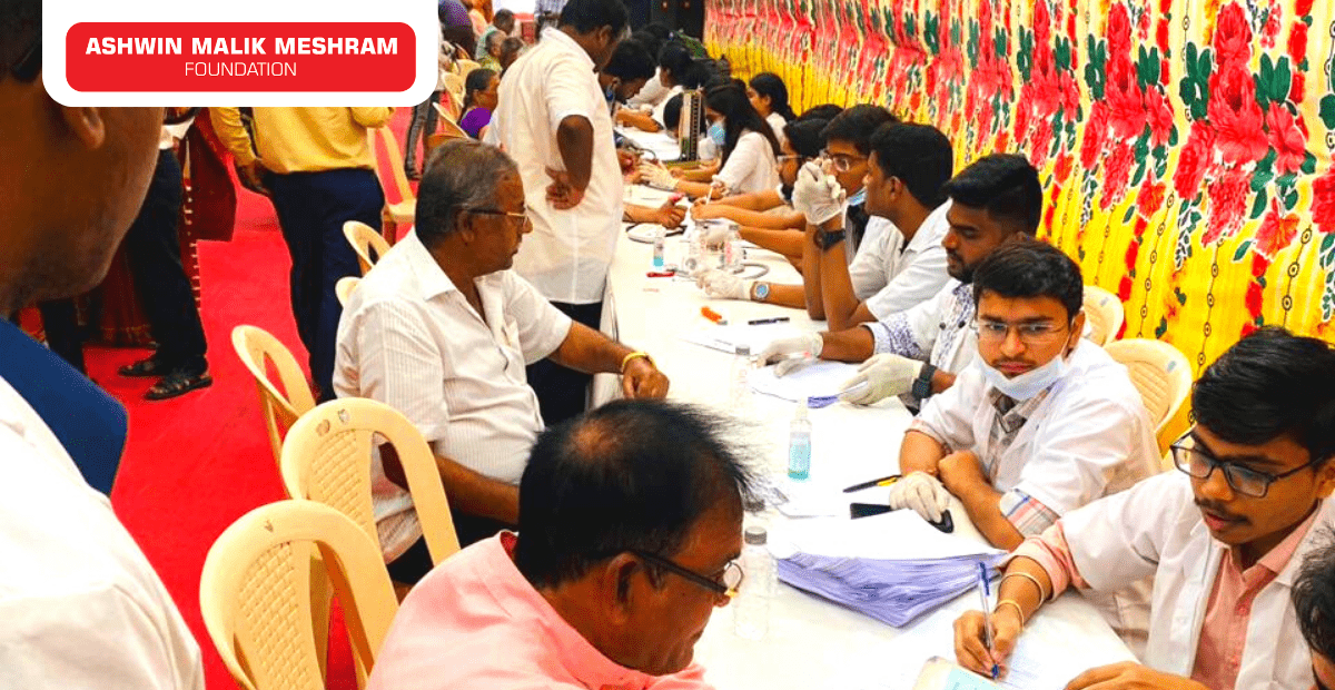 1500+ people benefited from Free Medical Checkup Camp along with Ayushman Bharat Health ID Camp conducted at Wadala by AMM Foundation.