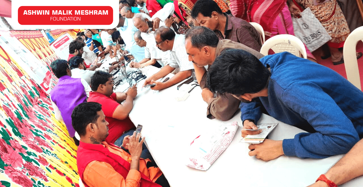 1500+ people benefited from Free Medical Checkup Camp along with Ayushman Bharat Health ID Camp conducted at Wadala by AMM Foundation.