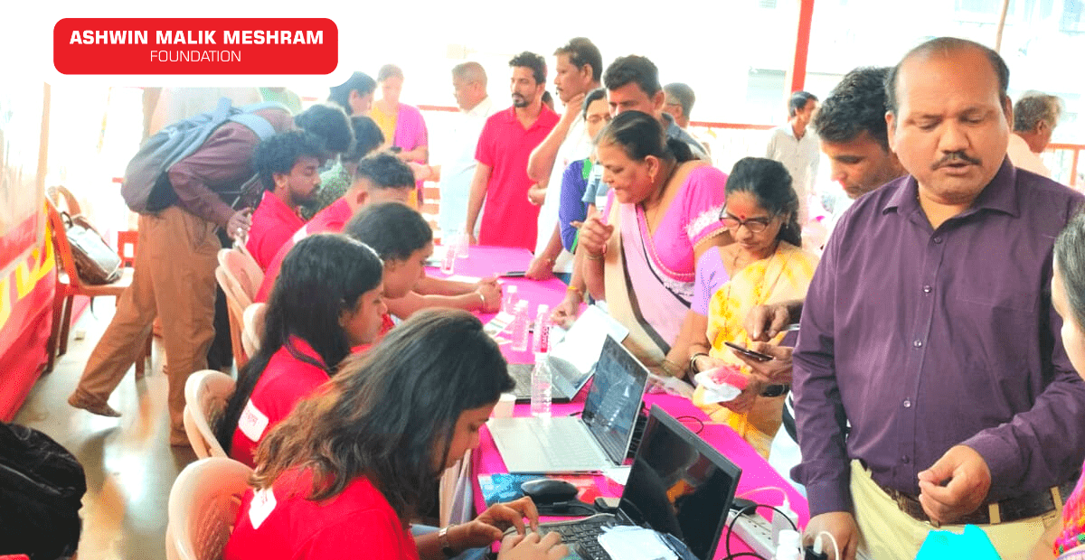500+ Beneficiaries registered in the ABHA Card Camp conducted by AMM Foundation in association with Mr. Kalidas Kolambkar at Bhoiwada, Parel.