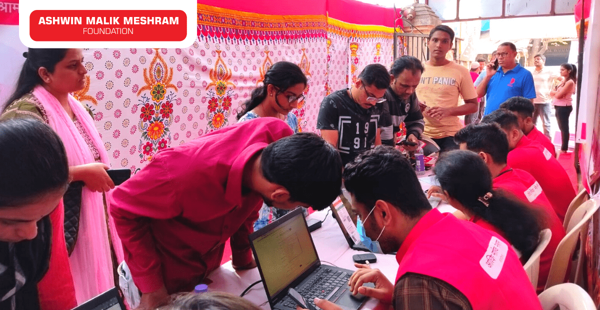 200+ youngsters registered in Employment Drive conducted at Jogeshwari (West) by Ashwin Malik Meshram Foundation.