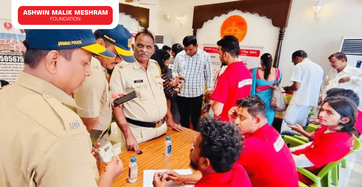 300+ Beneficiaries registered in Health ID Camp conducted by Ashwin Malik Meshram Foundation at Nariman Point.