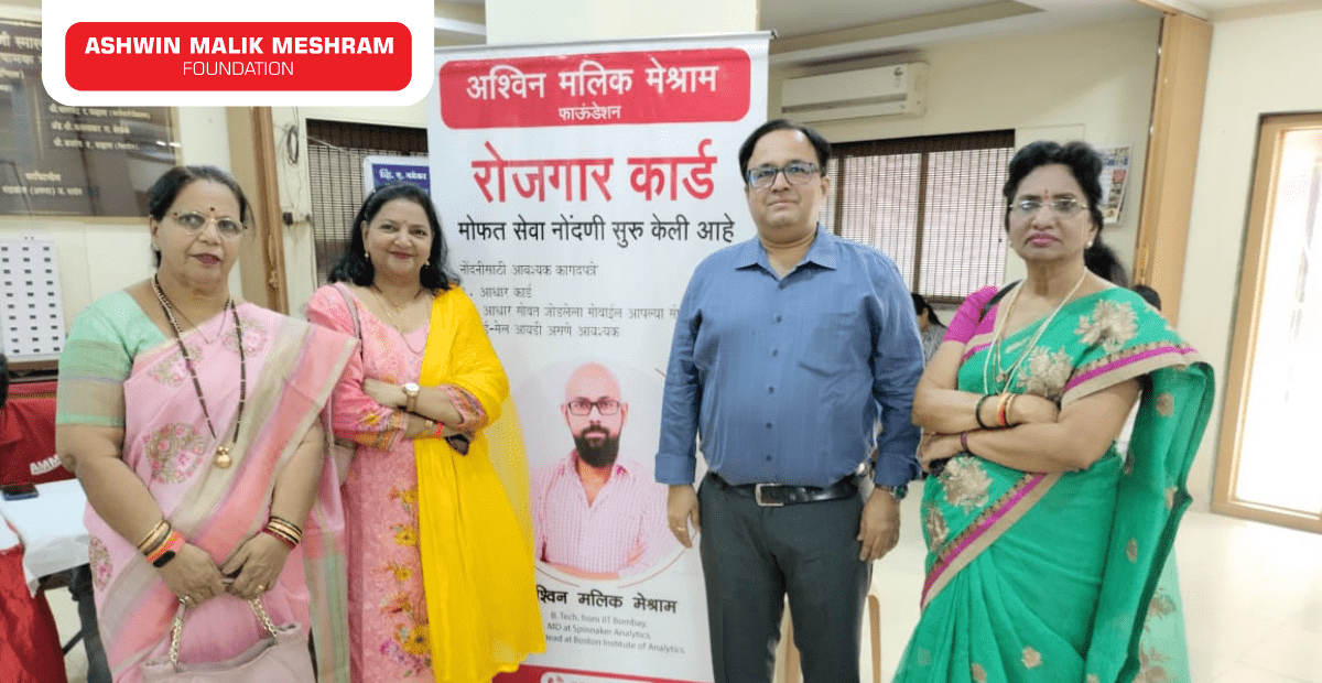 Ashwin Malik Meshram Foundation conducted an employment drive at DN Nagar, Andheri West.