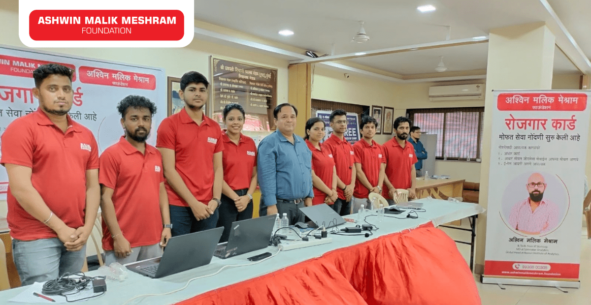 Ashwin Malik Meshram Foundation conducted an employment drive at DN Nagar, Andheri West.