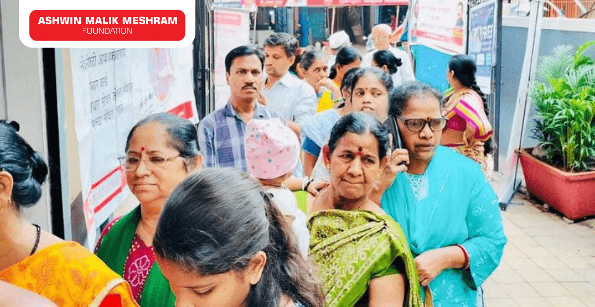EYE CHECK-UP CAMP ALONG WITH AYUSHMAN BHARAT HEALTH CARD CAMP CONDUCTED AT CHUNABHATTI BY AMM FOUNDATION.