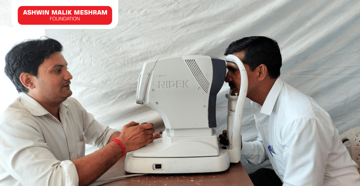 FREE EYE CHECK-UP CAMP ALONG WITH AYUSHMAN BHARAT HEALTH CARD CAMP CONDUCTED BY AMM FOUNDATION  AT PAREL.