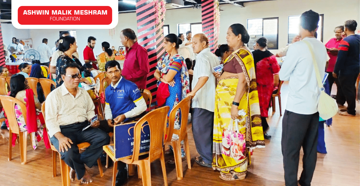Eye Checkup Camp along with ABHA Card Camp Conducted by AMM Foundation at Chakala, Andheri East.