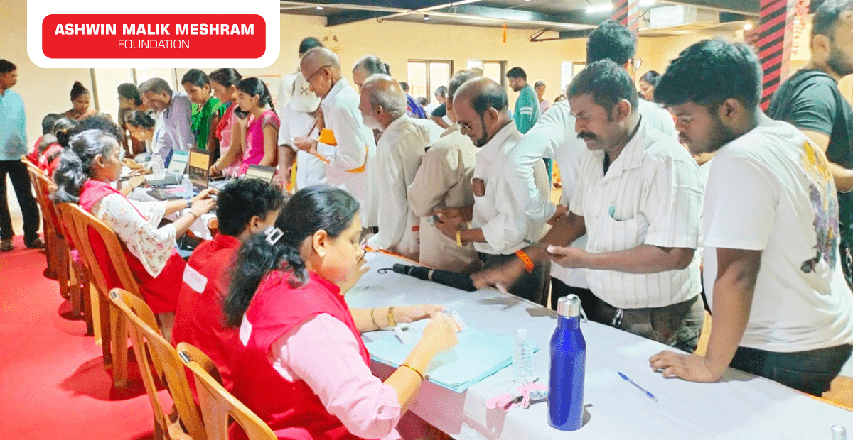 Eye Checkup Camp along with ABHA Card Camp Conducted by AMM Foundation at Chakala, Andheri East.
