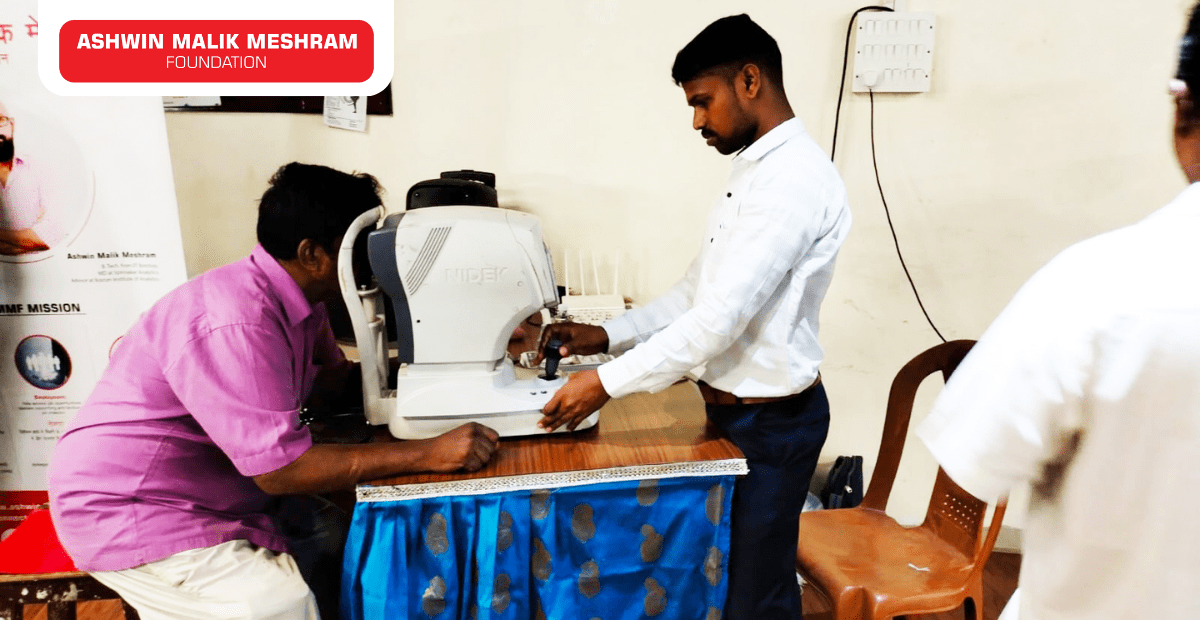 Eye Checkup Camp along with ABHA Card Camp Conducted by AMM Foundation at Chakala, Andheri East.
