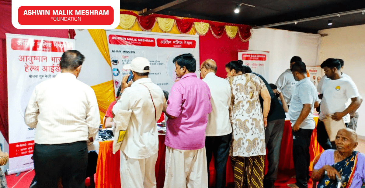 Eye Checkup Camp along with ABHA Card Camp Conducted by AMM Foundation at Chakala, Andheri East.