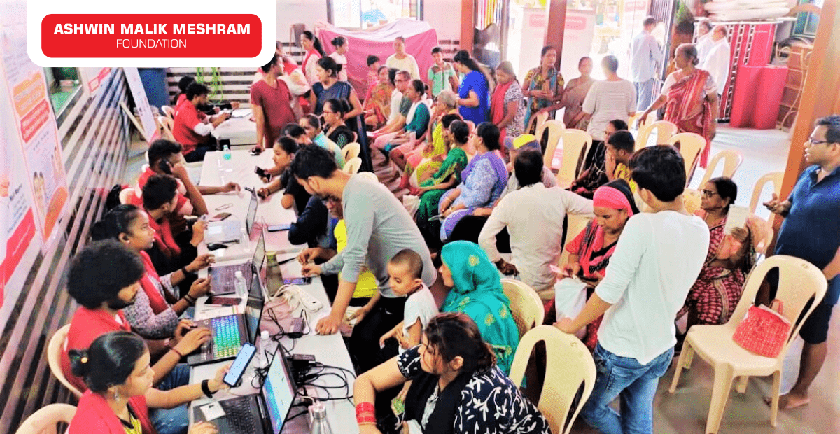 400+ beneficiaries registered in the ABHA Card Camp Conducted by AMM Foundation at Marol, Andheri East.